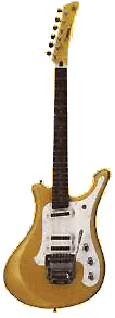    Diese Gitarre ist gelb/weiss    